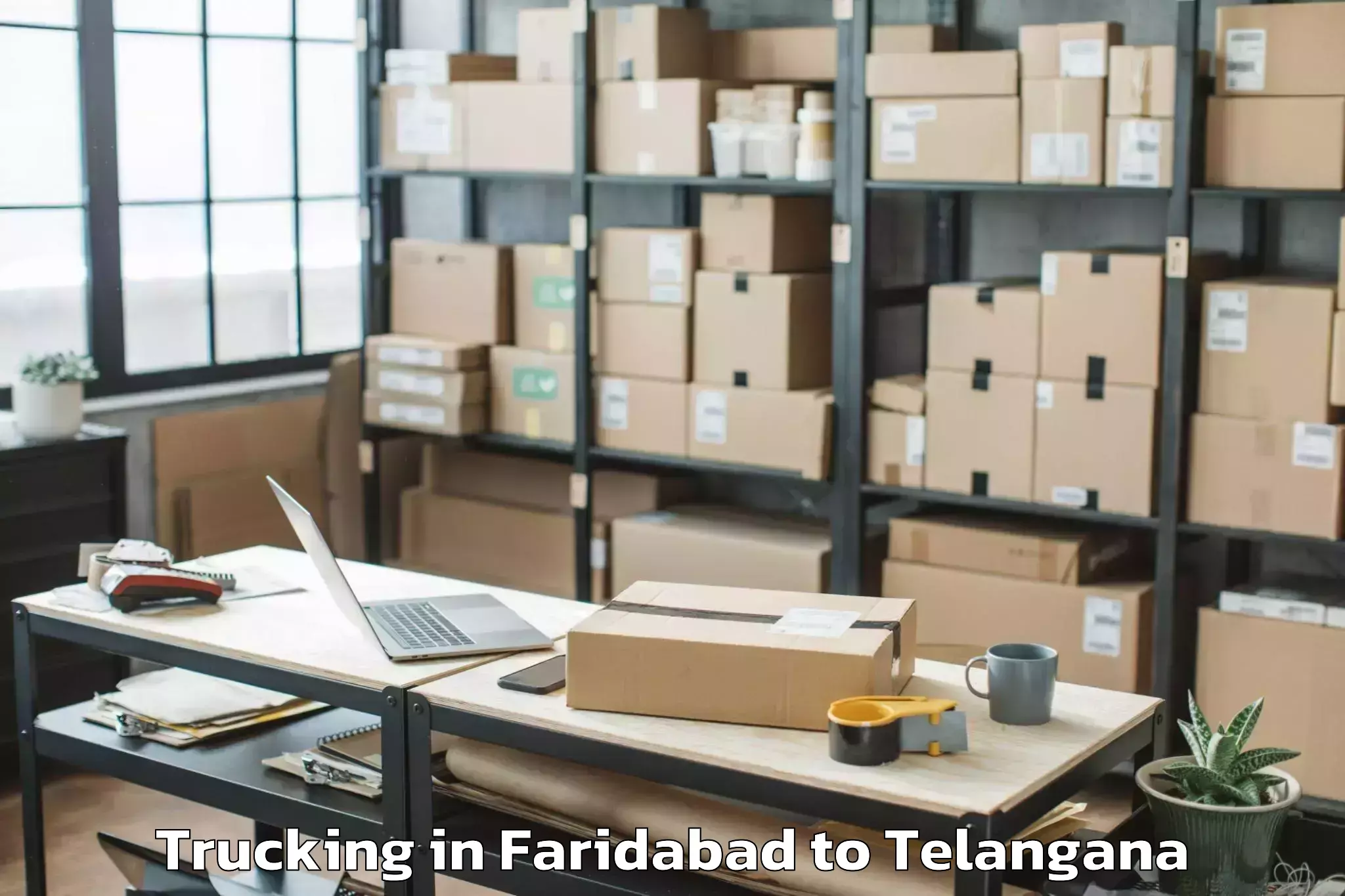 Discover Faridabad to Jagtial Trucking